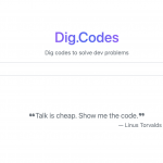 代码搜索引擎： dig.codes